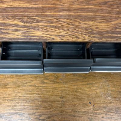 Three Drawer Cassette Holder
