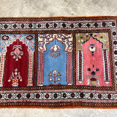 Sale Photo Thumbnail #973: Measurements:
9'2" in Length, 2'7" in width
Rug is in good condition