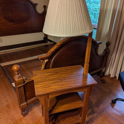 Lighted Night Stand With Shelves (BR2)