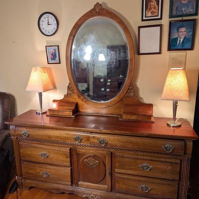 2 Piece Webb Bedroom Dresser With Mirror (BR2)