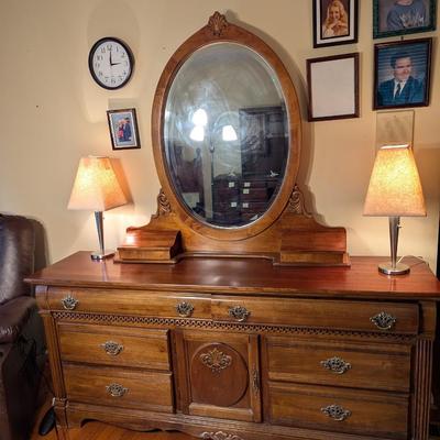 2 Piece Webb Bedroom Dresser With Mirror (BR2)