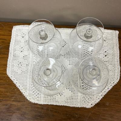 Set of 4 Small Wine Glasses