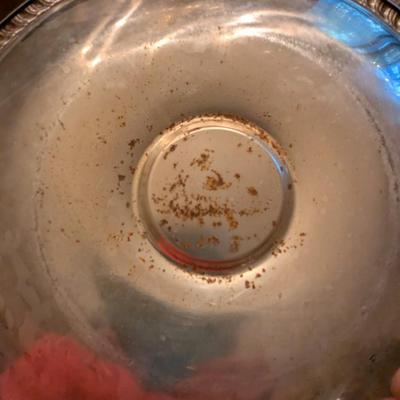 A Couple Of Marked Platters 1 -W M Rogers Silver Plated 1153