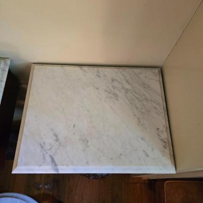 Victorian Style Marble top End Table