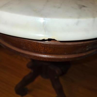 Short Marble Endtable