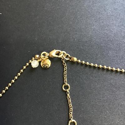 Cuts crew gold tone ice cream cone charm necklace