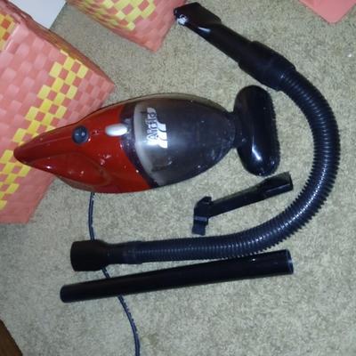 Compact Cleaning Set – Handheld Vacuum, Mop, Storage Baskets & More!