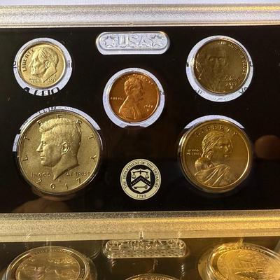 2017-S US Mint 225th Anniversary Enhanced Uncirculated 10-Coin Set as Pictured.