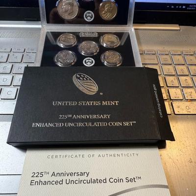 2017-S US Mint 225th Anniversary Enhanced Uncirculated 10-Coin Set as Pictured.