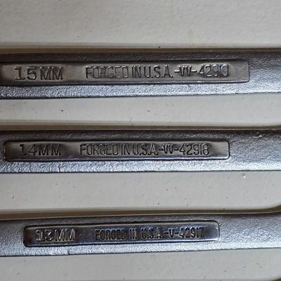 Craftsman Metric Combination Wrench Set – 10mm to 15mm (5-Piece)