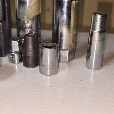Mixed Socket & Ratchet Wrench Lot – USA-Made & Assorted Brands, Herbrand sockets included