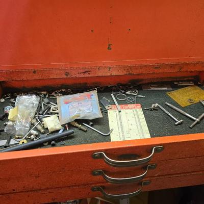 Vintage Herbrand Steel Toolbox – With Key
