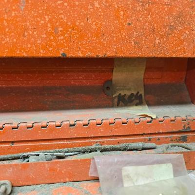Vintage Herbrand Steel Toolbox – With Key