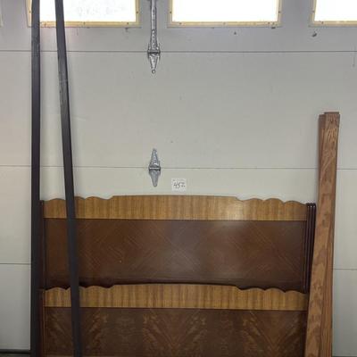 Vintage Art Deco Bed Frame