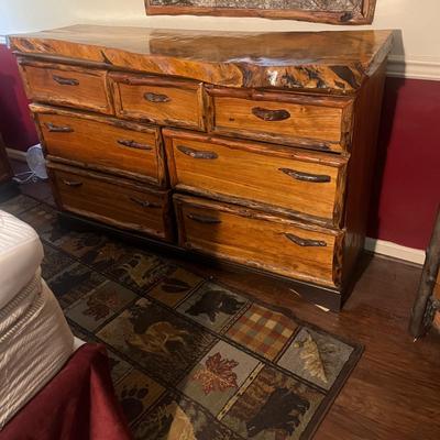 Live Edge Seven Drawer Dresser (PB-MG)