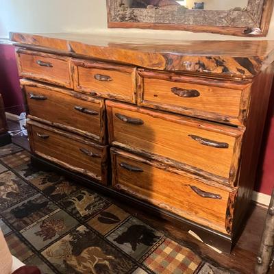 Live Edge Seven Drawer Dresser (PB-MG)