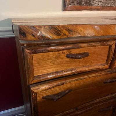 Live Edge Seven Drawer Dresser (PB-MG)