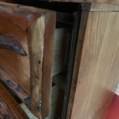Live Edge Five Drawer Chest of Drawers (PB-MG)