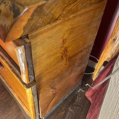 Two Live Edge Night Stands (PB-MG)