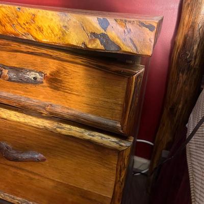 Two Live Edge Night Stands (PB-MG)