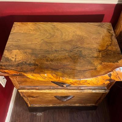 Two Live Edge Night Stands (PB-MG)