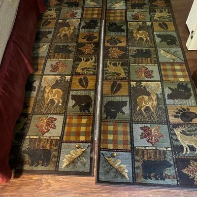 Four Bear Themed Area Rugs (PB-MG)