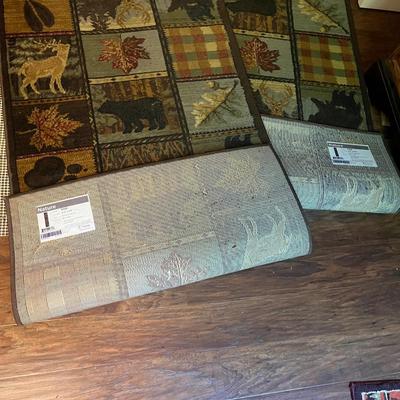 Four Bear Themed Area Rugs (PB-MG)