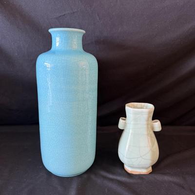 Crackle Glaze Vases and Bowls (FP-BM)