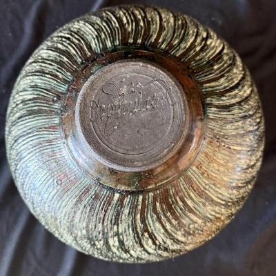 Signed Earthy Vase with Stunning Glaze (FP-BM)