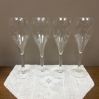 Tulip Champagne Flute Glasses