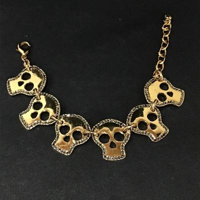Skull bracelet bubble bar
