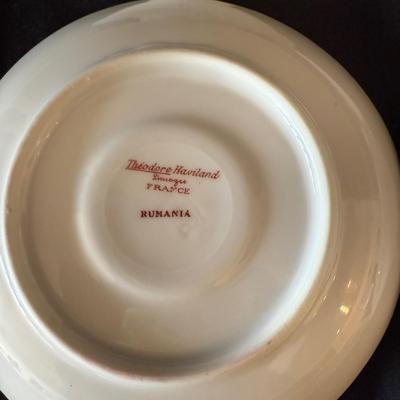 UPDATED Theodore Haviland Limoges Demitasse Cups with Saucers (FP-BM)