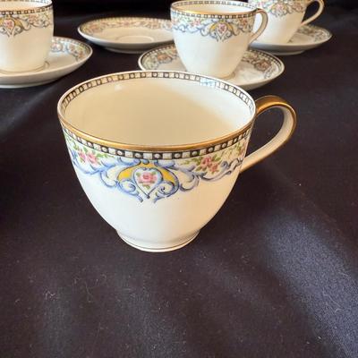 UPDATED Theodore Haviland Limoges Demitasse Cups with Saucers (FP-BM)