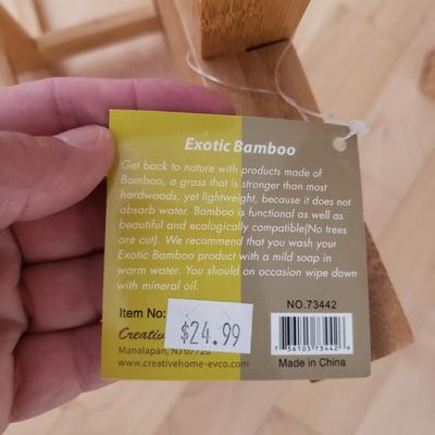 Wine Enthusiast 12 Bottle Refrigerator & Two Bamboo Racks (D-KD)