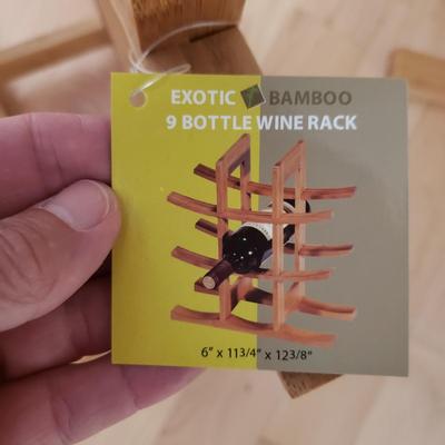 Wine Enthusiast 12 Bottle Refrigerator & Two Bamboo Racks (D-KD)