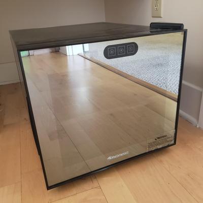 Wine Enthusiast 12 Bottle Refrigerator & Two Bamboo Racks (D-KD)