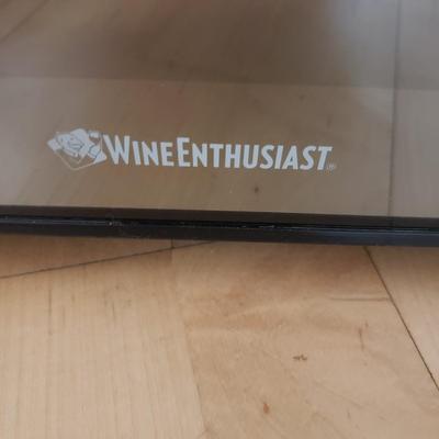 Wine Enthusiast 12 Bottle Refrigerator & Two Bamboo Racks (D-KD)
