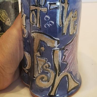 Fish Themed Pottery & Art by Paul Sumner and Paul Frete (D-KD)