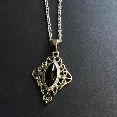 Toni Black Onyx necklace