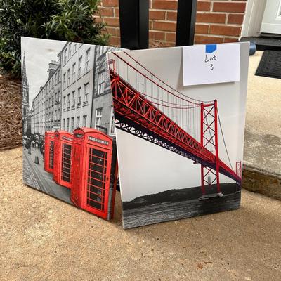 Mixed lot of Wall art - 2 prints