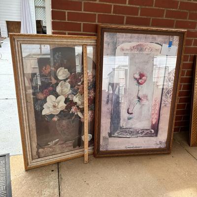 Mixed lot of Wall art - 2 xlarge prints