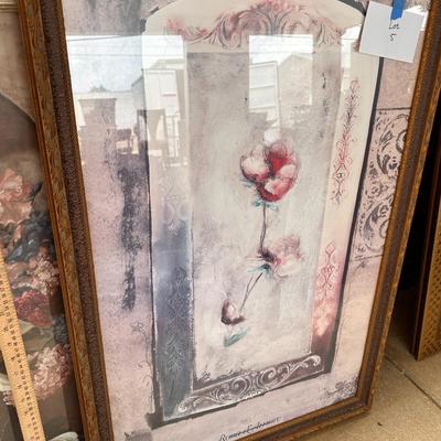 Mixed lot of Wall art - 2 xlarge prints