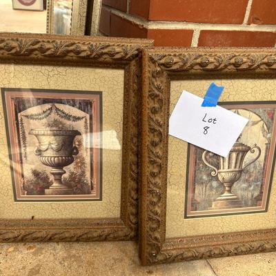 Mixed lot of Wall art - 2 small prints