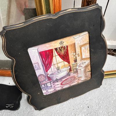 Mixed lot of Wall art - prints, mirror, frames
