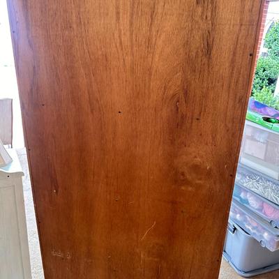 Solid wood book shelf with 5 shelves 30x78x12”