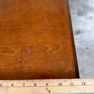 Custom made wood foyer or sofa table