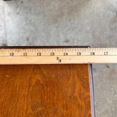 Custom made wood foyer or sofa table