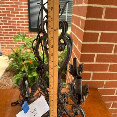 Small Chandelier with extra long cord 2 of 2