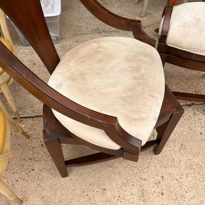Oversized matching swivel barstools