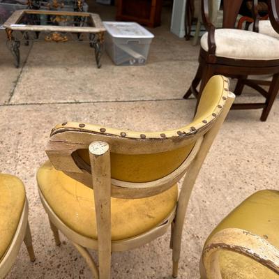Lot of 6 mid century dining chairs